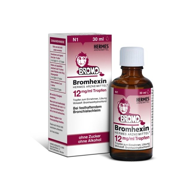 Abbildung Bromhexin Hermes Arzneimittel 12 mg/ml Tropfen
