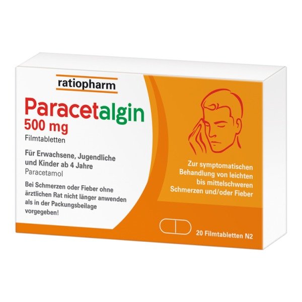 Abbildung Paracetalgin 500 mg Filmtablette