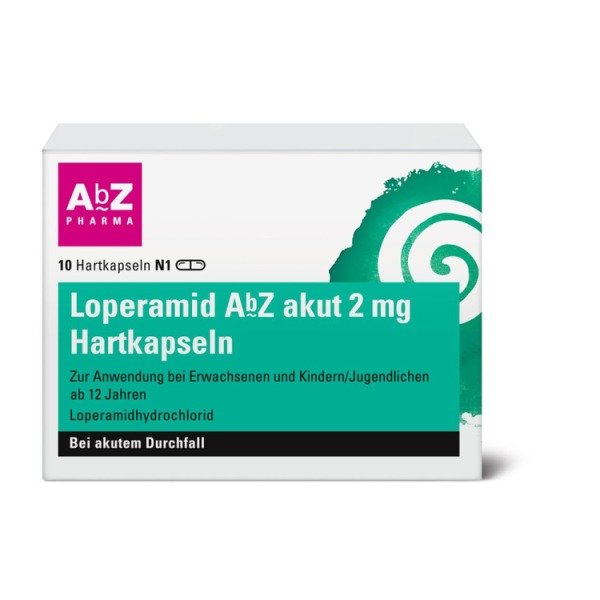Abbildung Loperamid AbZ akut 2 mg Hartkapseln