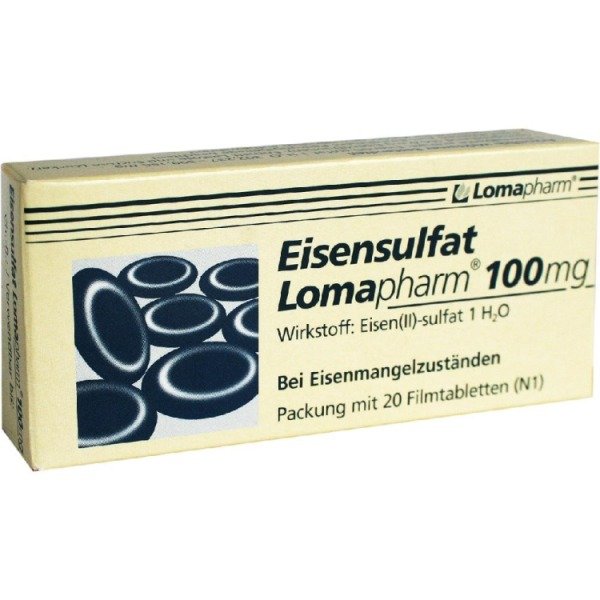 Eisensulfat Lomapharm 100 mg