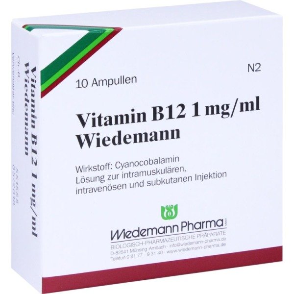 Abbildung Vitamin B12 Wiedemann 1 mg/ml
