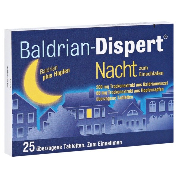 Abbildung Baldrian-Dispert Nacht zum Einschlafen