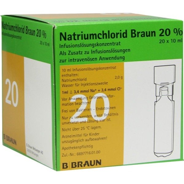 Abbildung Natriumchlorid Braun 20 %