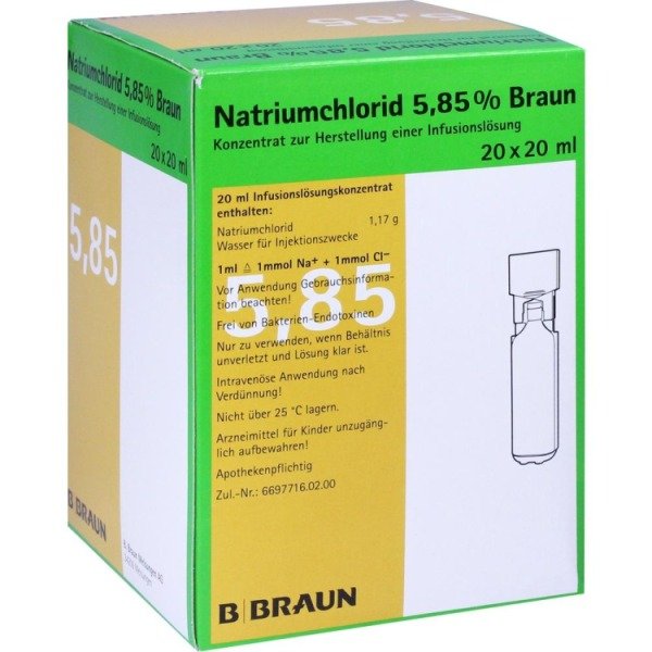 Abbildung Natriumchlorid 5,85% Braun
