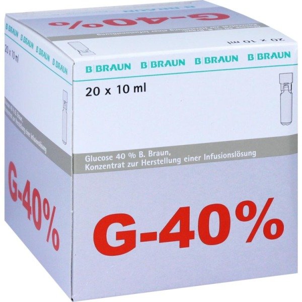 Abbildung Glucose 40 % B. Braun