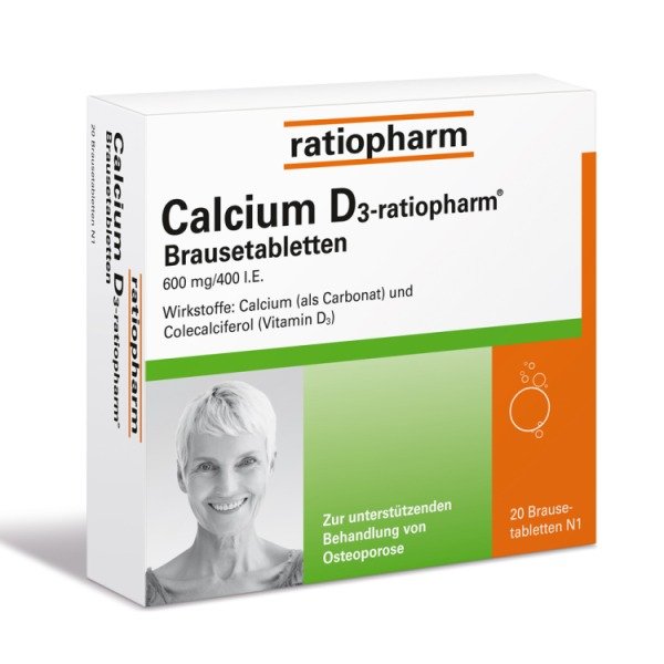 Calcium D3-ratiopharm Brausetabletten