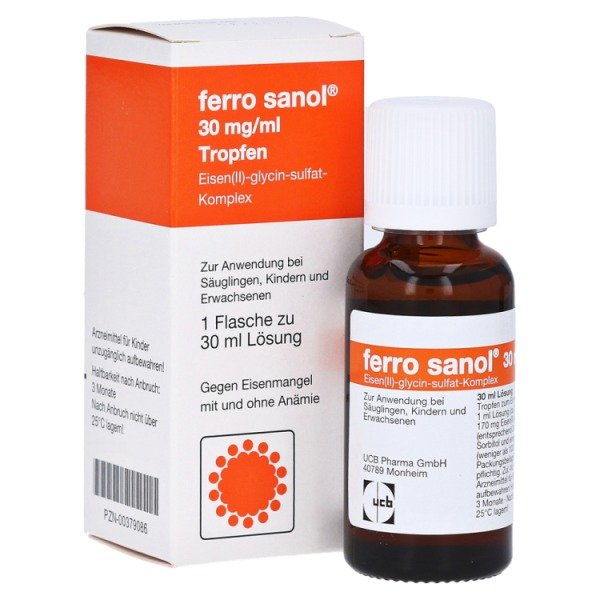 Abbildung Ferro sanol 30mg/ml Tropfen