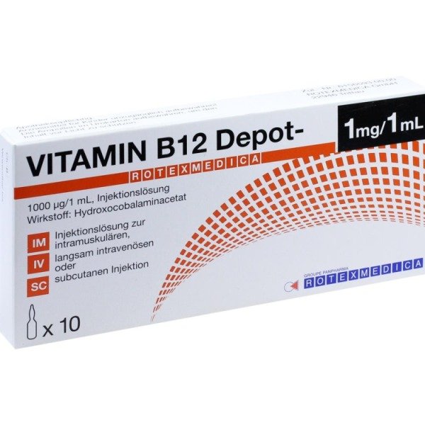 Abbildung VITAMIN B12 Depot PANPHARMA, 1000 µg/ml, Injektionslösung