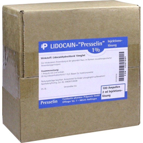 Abbildung Lidocain-"Presselin" 1 %