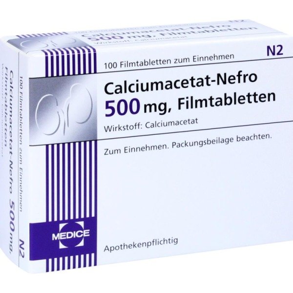 Calciumacetat-Nefro 500 mg