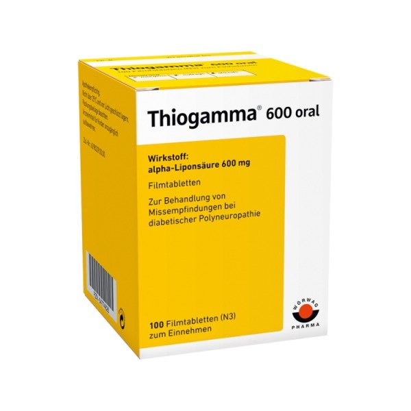 Abbildung Thiogamma 600 oral