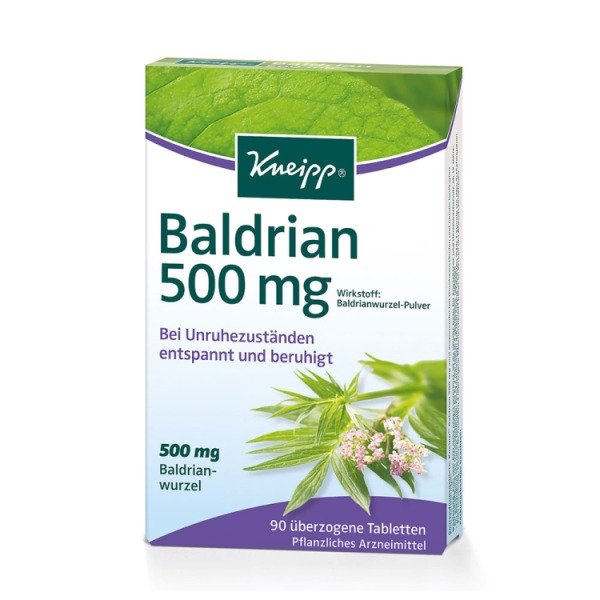 Abbildung Kneipp Baldrian 500 mg