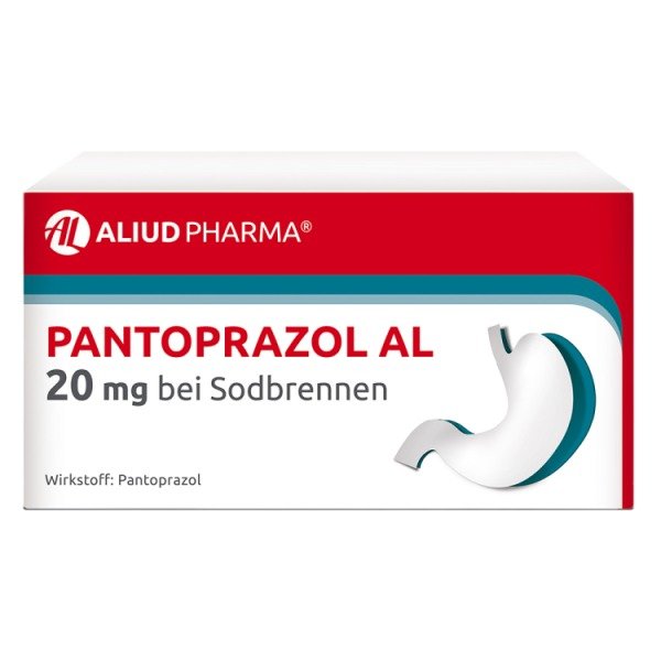 Abbildung Pantoprazol AL 20 mg bei Sodbrennen