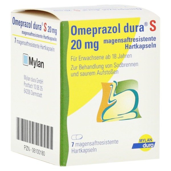 Omeprazol dura S 20 mg