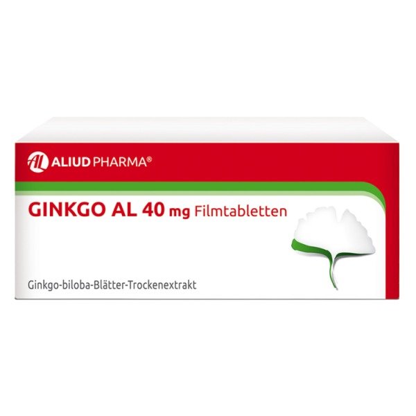 Abbildung Ginkgo AL 40 mg Filmtabletten