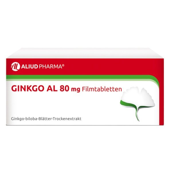 Abbildung Ginkgo AL 80 mg Filmtabletten