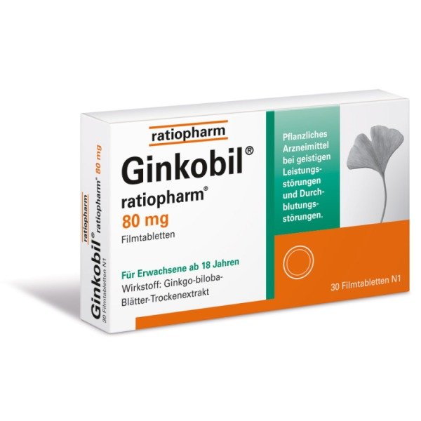 Ginkobil ratiopharm 80 mg