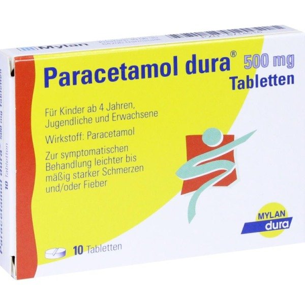 Abbildung Paracetamol dura 500 mg Tabletten