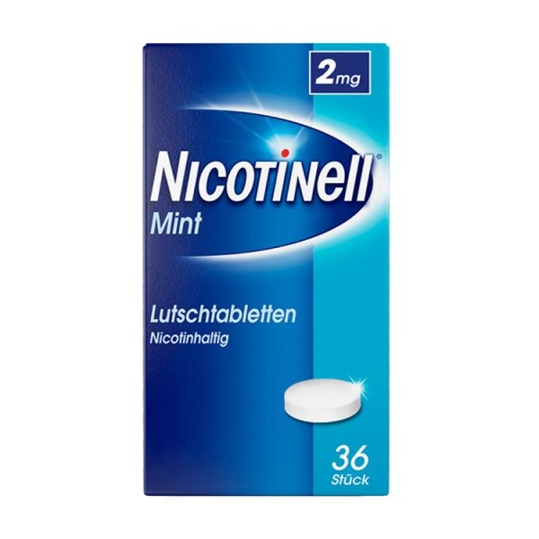 Abbildung Nicotinell Lutschtabletten 2 mg Mint