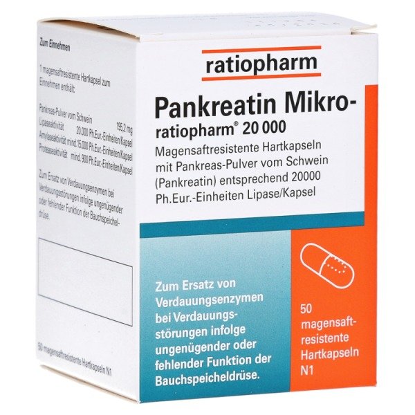 Pankreatin Mikro-ratiopharm 20 000