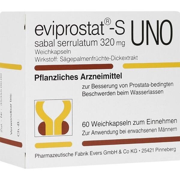Abbildung Eviprostat-S Sabal serrulatum 320 mg UNO