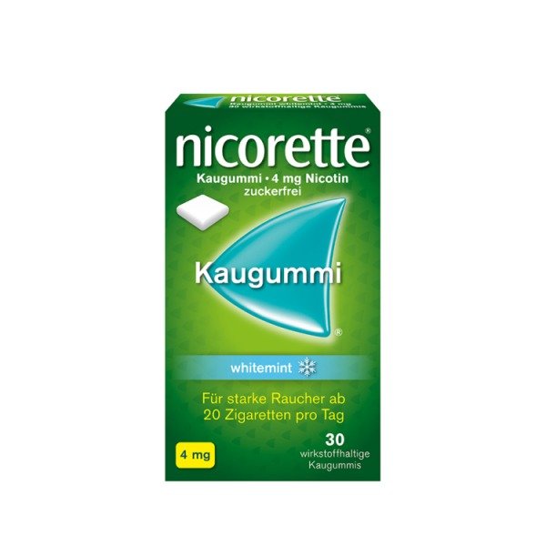 Nicorette Kaugummi 4 mg whitemint