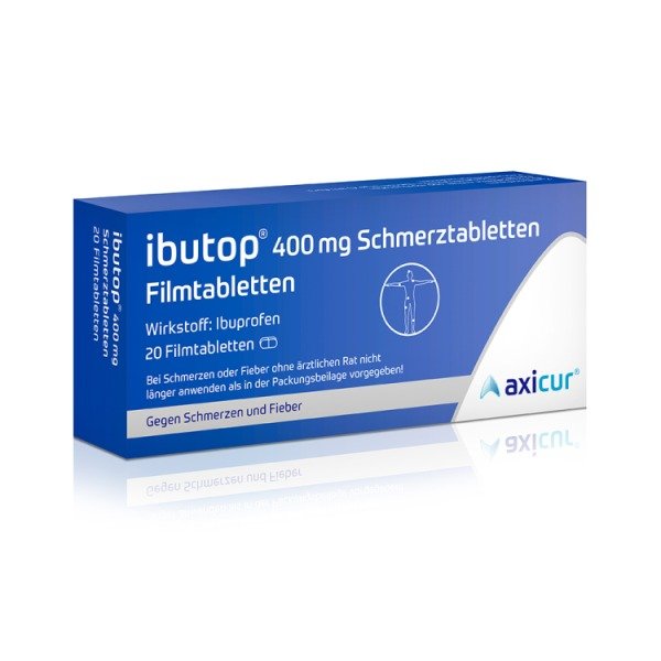 Abbildung ibutop 400 mg Schmerztabletten