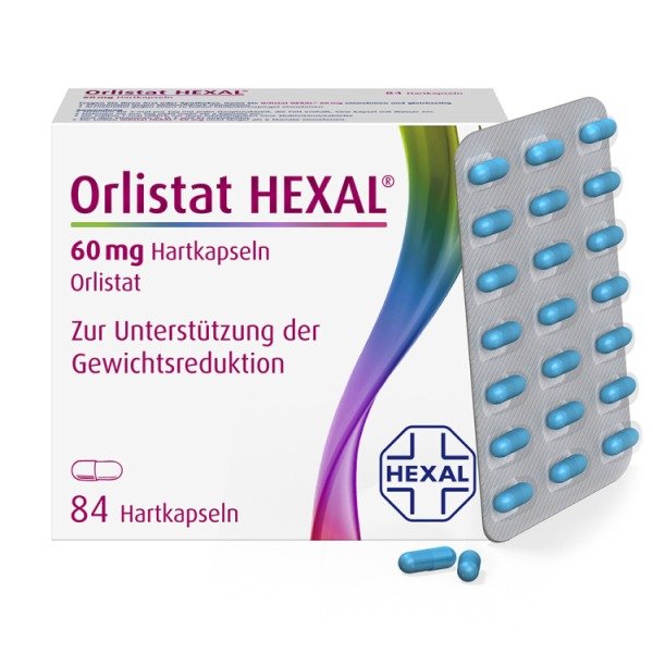 Abbildung Orlistat HEXAL 60 mg Hartkapseln