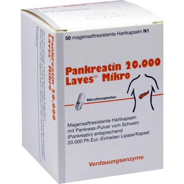 Abbildung Pankreatin 20.000 Laves Mikro