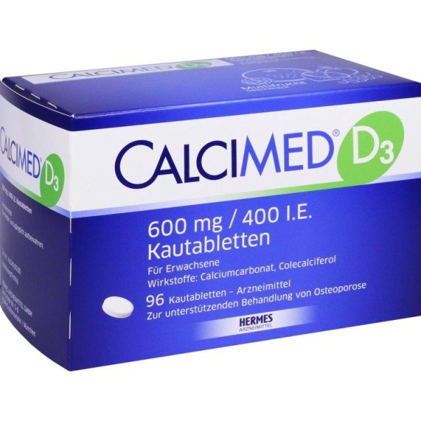 Abbildung Calcimed D3 600 mg / 400 I.E. Kautabletten