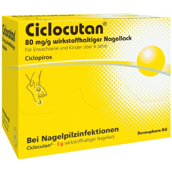 Abbildung Ciclocutan 80 mg/g wirkstoffhaltiger Nagellack
