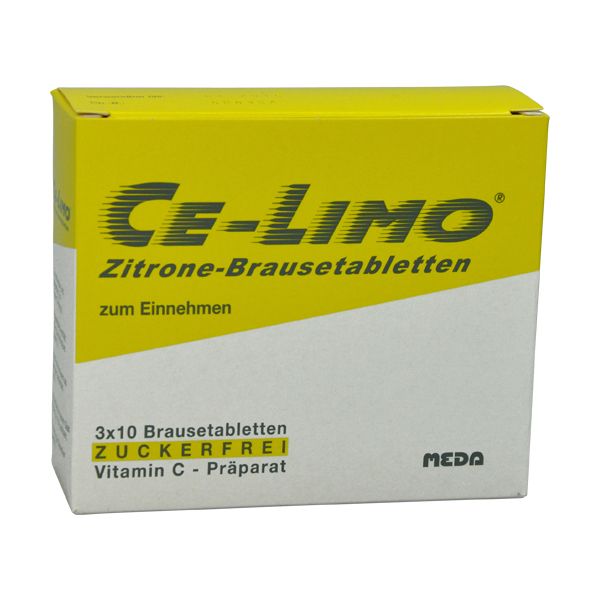 Abbildung Ce-Limo Zitrone - Brausetabletten