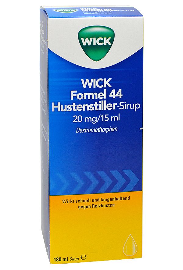 Abbildung Wick Formel 44 Hustenstiller - Sirup 20 mg / 15 ml