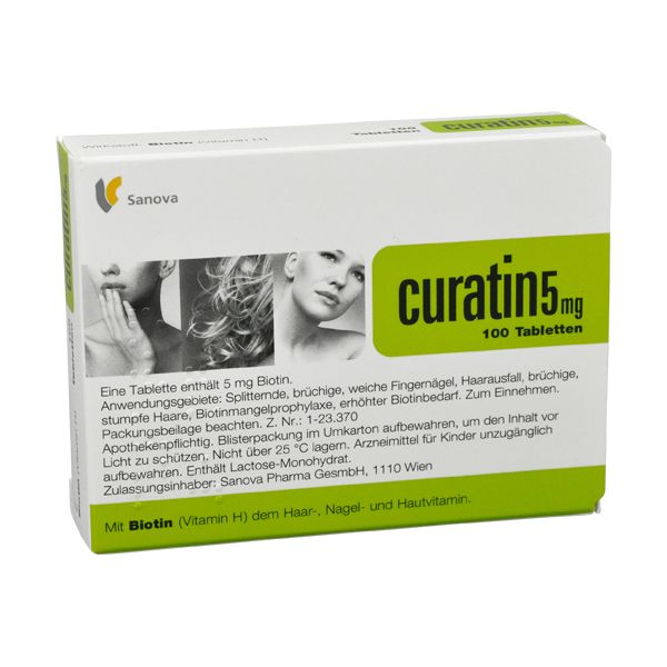 Abbildung Curatin 5 mg - Tabletten