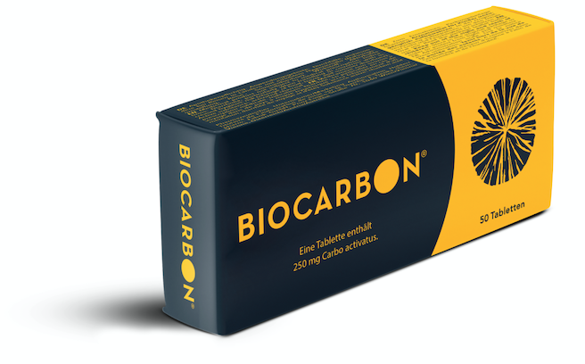Abbildung Biocarbon - Tabletten