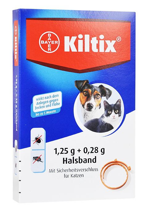 Abbildung Kiltix 1,25 g + 0,28 g Halsband für Katzen und kleine Hunde