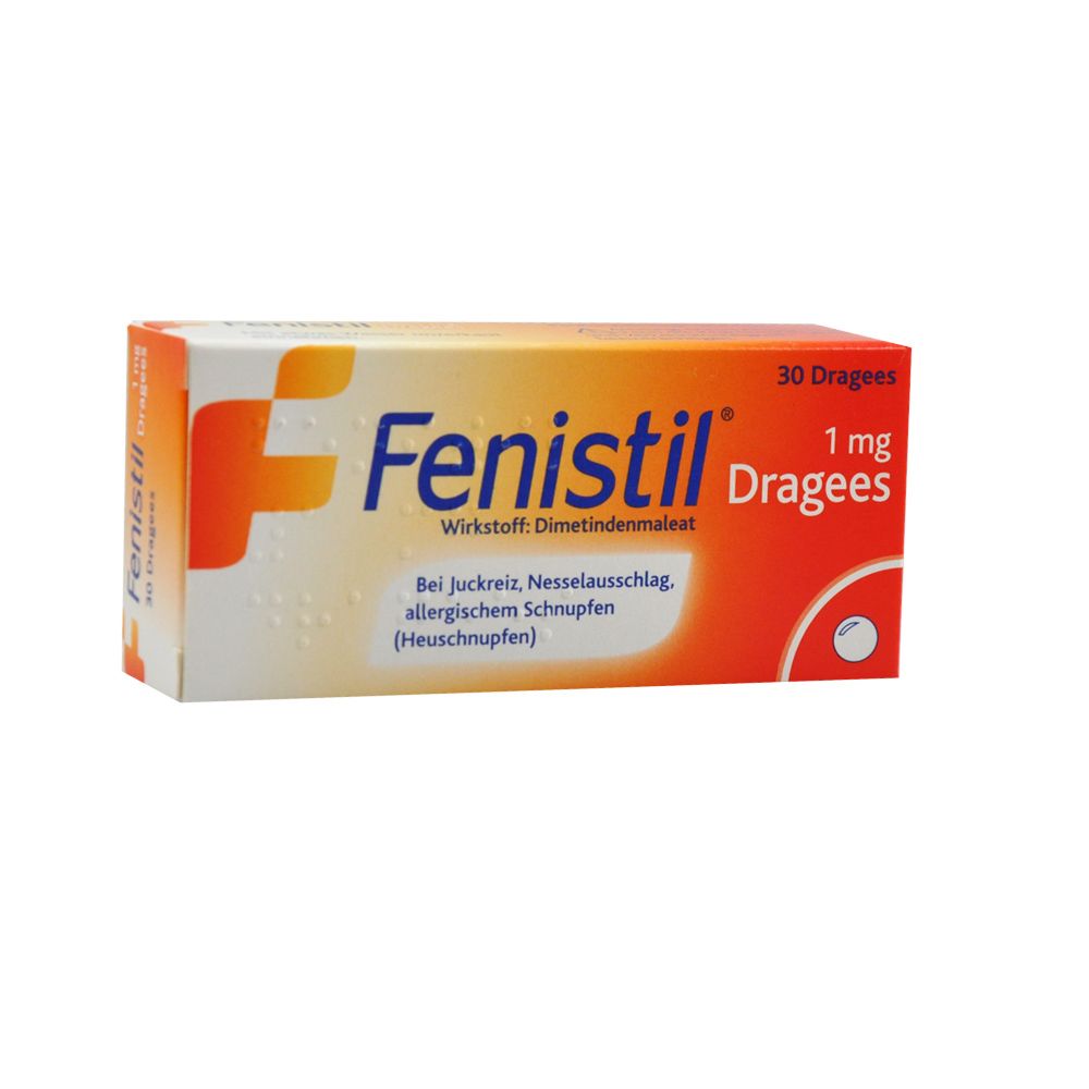 Abbildung Fenistil 1 mg - Dragees