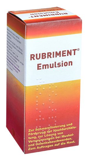 Abbildung Rubriment - Emulsion