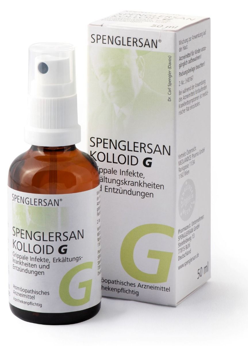Abbildung Spenglersan Kolloid G - Spray zur Anwendung auf der Haut, Lösung