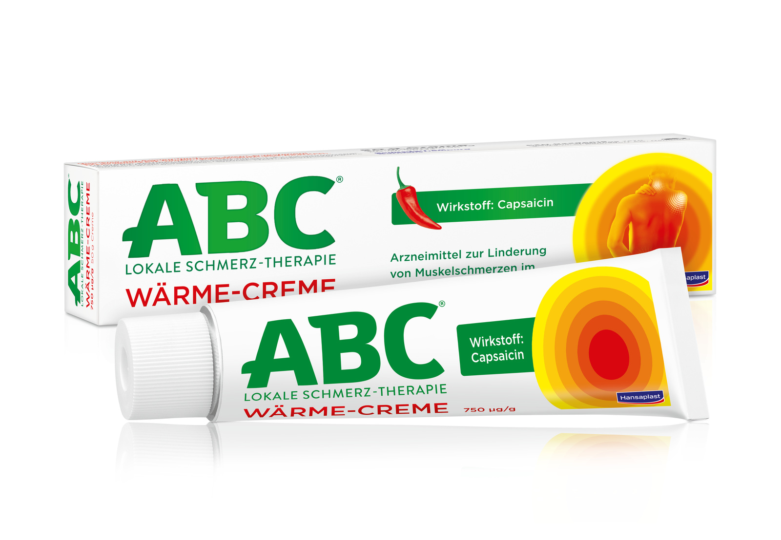 Abbildung ABC Lokale Schmerz-Therapie Wärme-Creme 750 Mikrogramm/g Creme