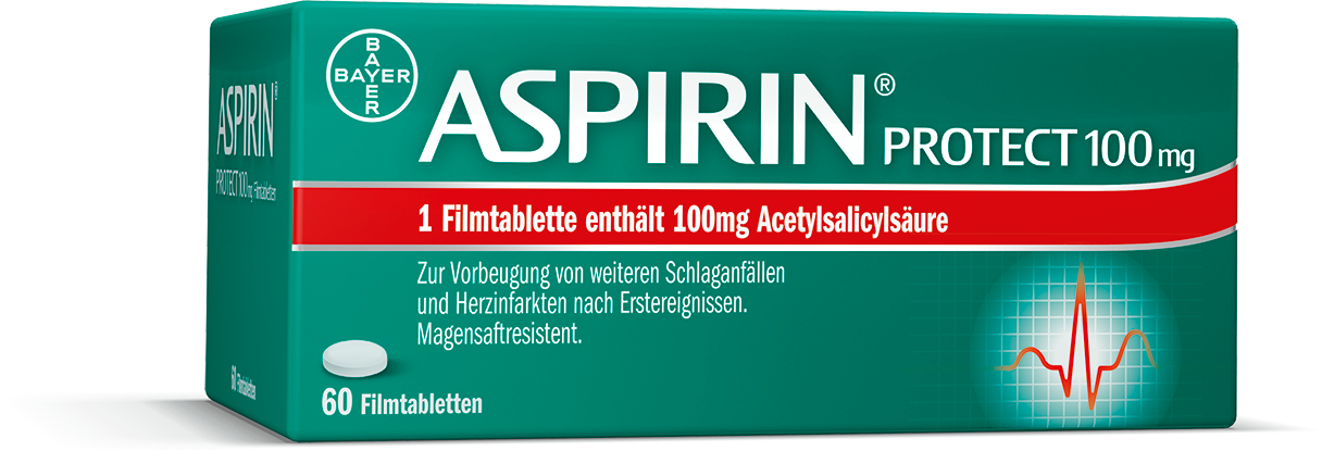 Abbildung Aspirin Protect 100 mg Filmtabletten