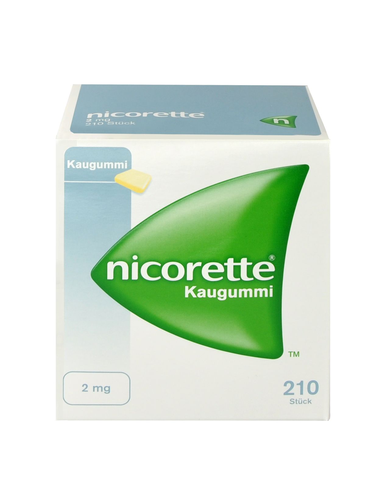 Abbildung Nicorette Classic 2 mg - Kaugummi zur Raucherentwöhnung