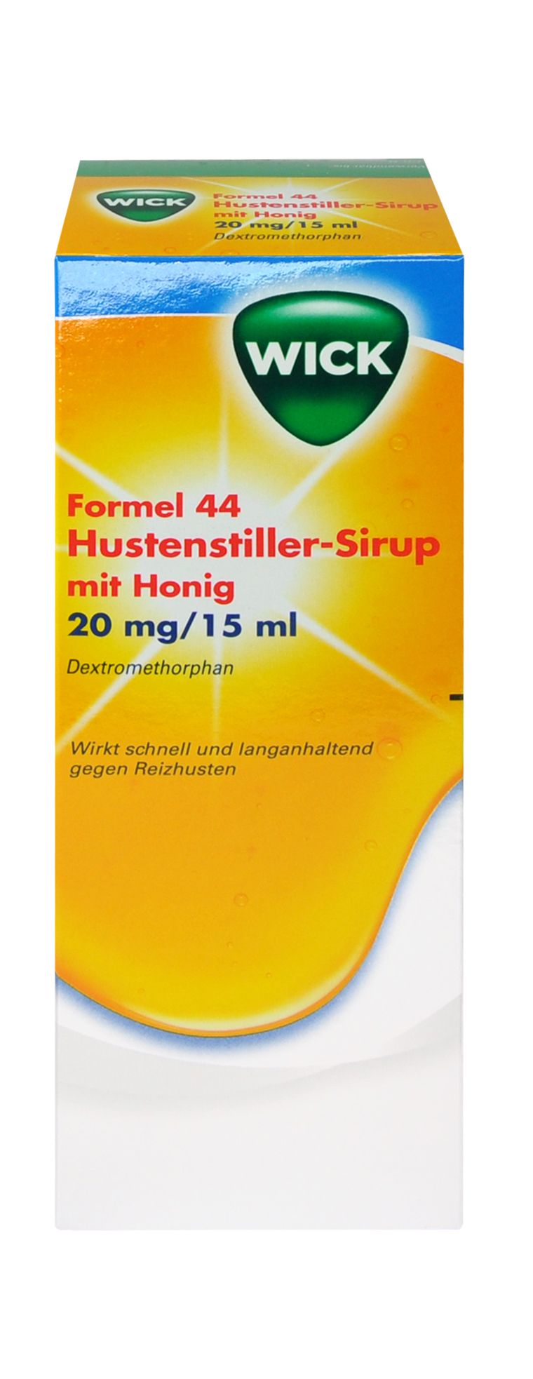 Abbildung Wick Formel 44 Hustenstiller - Sirup mit Honig 20 mg / 15 ml