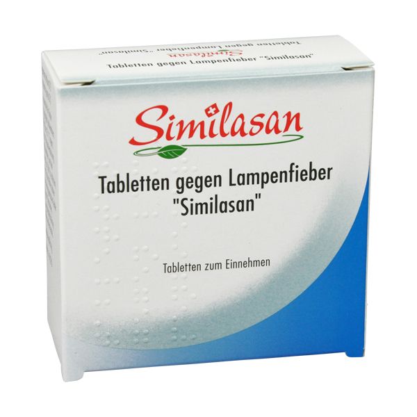 Abbildung Tabletten gegen Lampenfieber "Similasan"