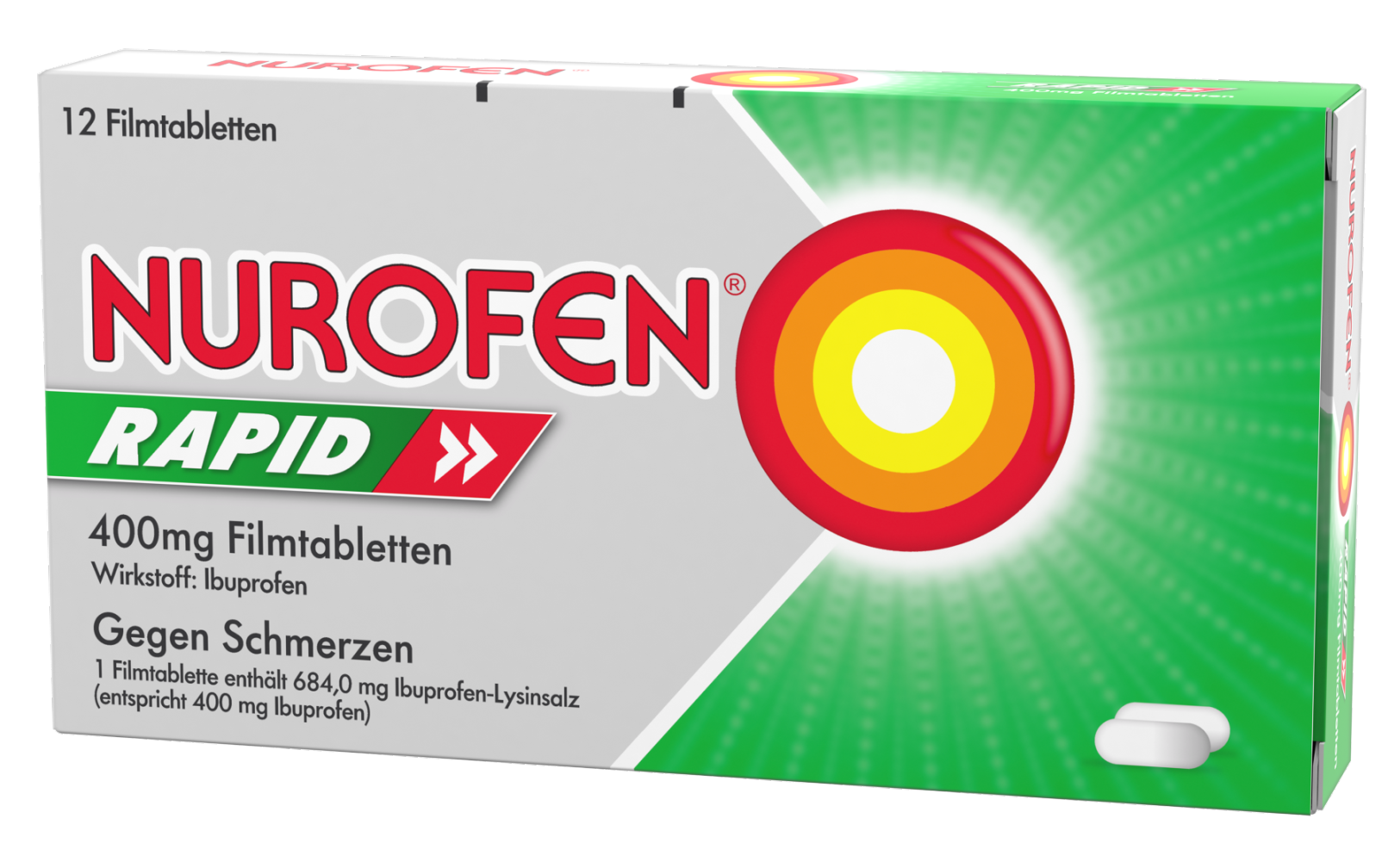 Abbildung Nurofen rapid 400 mg - Filmtabletten