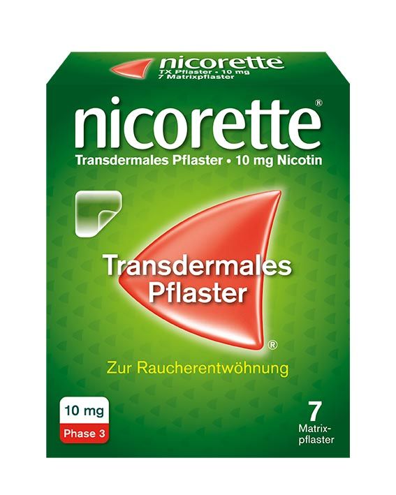 Abbildung Nicorette  10 mg/16 h - transdermales Pflaster