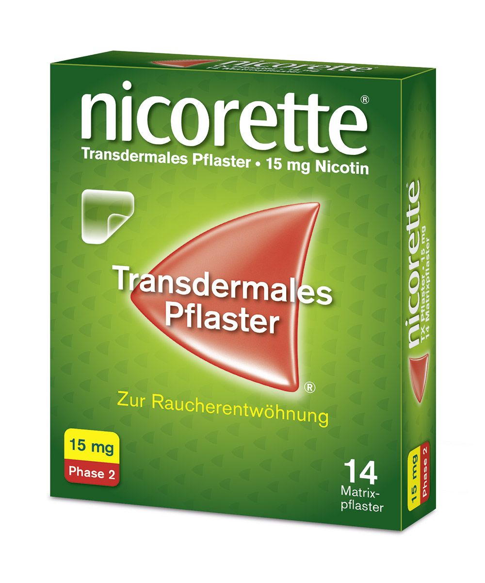 Abbildung Nicorette  15 mg/16 h - transdermales Pflaster
