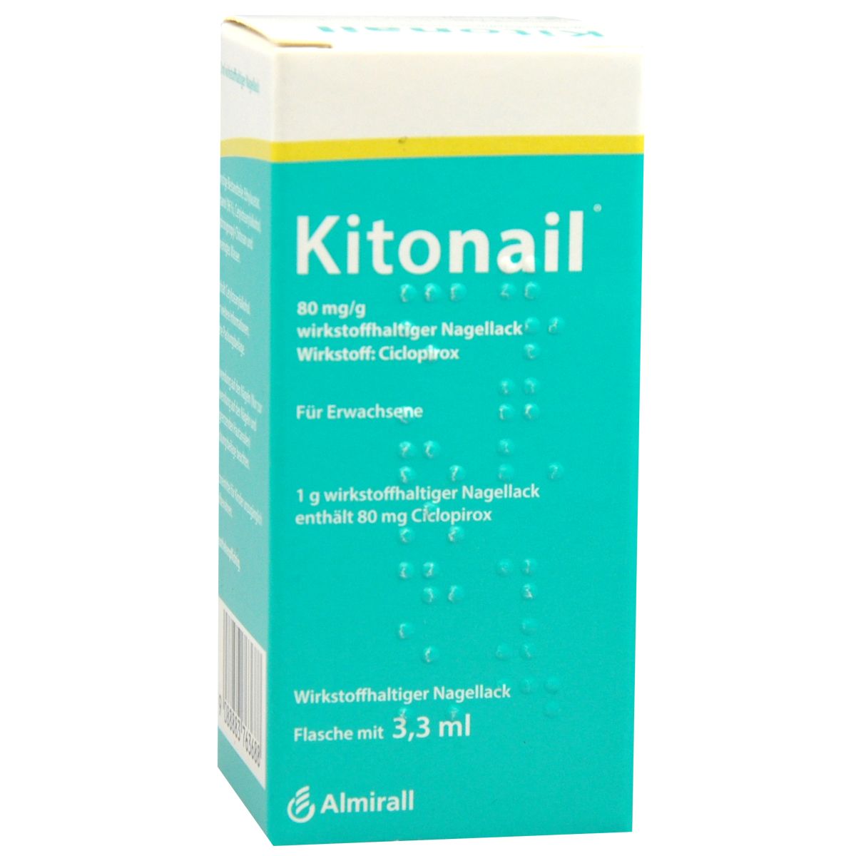 Abbildung Kitonail 80 mg/g wirkstoffhaltiger Nagellack