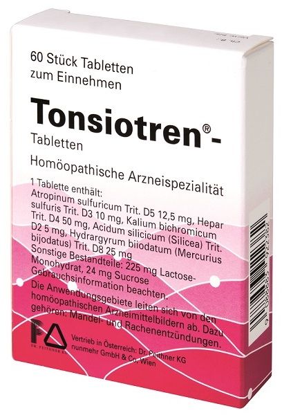 Abbildung Tonsiotren-Tabletten