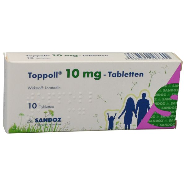 Abbildung Toppoll 10 mg - Tabletten
